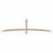Ekena Millwork Bellingham Smooth Timber Gable Bracket, Douglas Fir, 96"W x 24"H x 3 1/2"D x 3 1/2"F, 6/12 Pitch GBW096X24X0404BEL00SDF - alternate 1